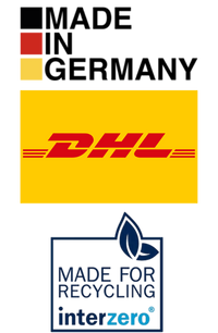Mandelbloom, WIr produzieren in bester Qualität und Made in Germany, Wir versenden mit DHL, Unsere Verpackungen sind recyclebar